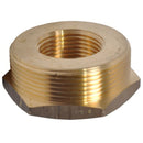 1/2" x 1/8" Nippelmuffe Messing Afzinkningsfri