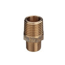 1/2" x 3/8" Brystnippel Rødgods Silicium Bronze