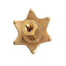 Slangebrudsventil 1/4" NPT, muffe med stjerneomløber, 8 l/min. væskegas